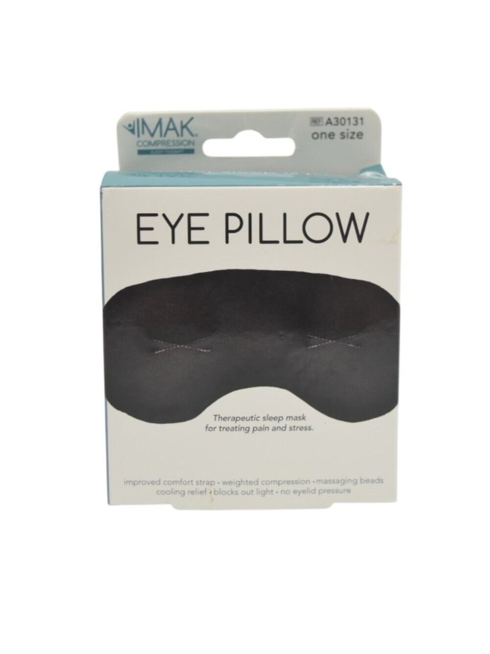 IMAK Compression Eye Pillow Weighted Sleep Mask Pain Relief Cooling One Size